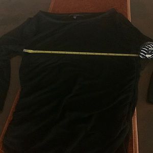 WHBM Shirred waist tunic top L